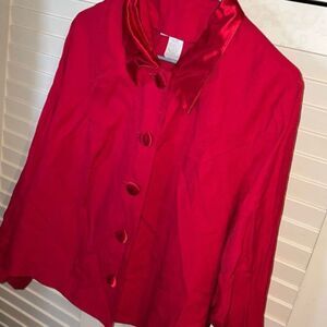 Vintage mod style red blazer